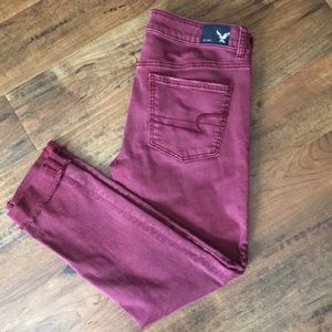 American Eagle jegging crop